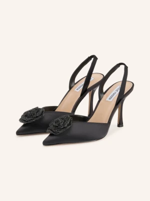 Steve Madden Czółenka Typu Slingback Lysandra Z Kamieniami Ozdobnymi schwarz CZARNY