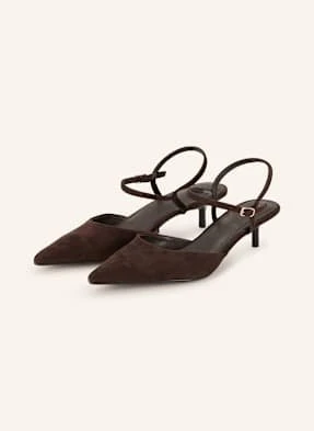 Steve Madden Czółenka Z Odkrytą Piętą Adelaide braun