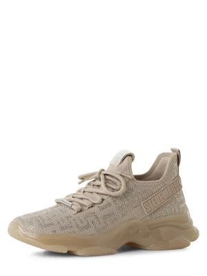 Steve Madden Damskie buty sportowe - Maxout Kobiety Syntetyczny beżowy jednolity,