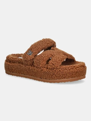 Steve Madden kapcie Bigmissile-F kolor brązowy 11004961