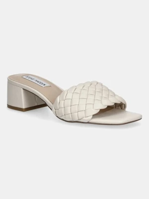Steve Madden klapki Cellie damskie kolor beżowy na słupku SM11003805