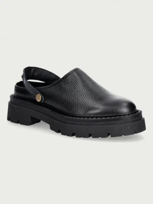 Steve Madden klapki damskie skórzane Karina czarny