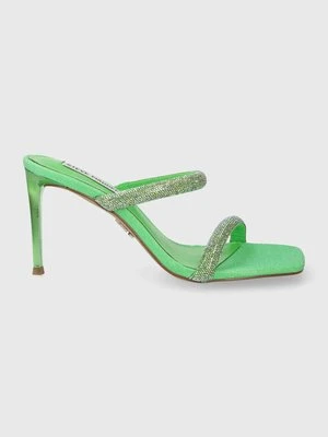 Steve Madden klapki Emporium-R damskie kolor zielony na szpilce SM11002984