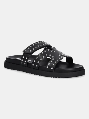 Steve Madden klapki skórzane Missile-S czarny