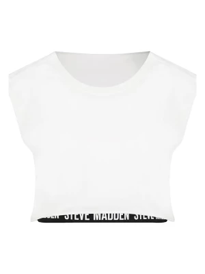 Steve Madden Koszulka sportowa "Ibella" w kolorze białym rozmiar: XS