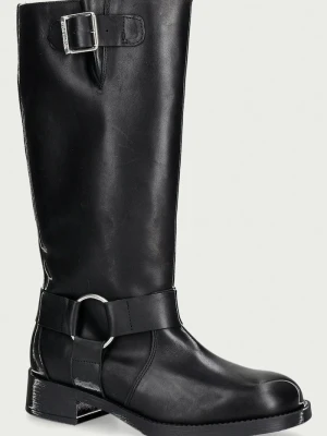 Steve Madden kozaki damskie skórzane Zamza czarny