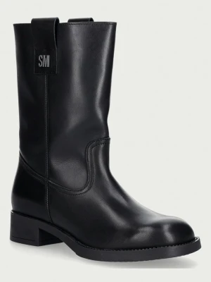Steve Madden kozaki damskie skórzane Zethy czarny