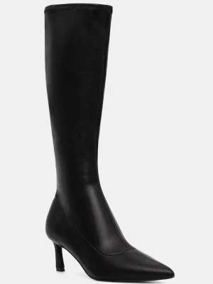 Steve Madden kozaki Leisured damskie kolor czarny na szpilce 11003500