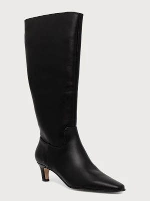 Steve Madden kozaki na niskim obcasie damskie New Davis czarny