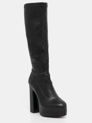 Steve Madden kozaki Tantalizer damskie kolor czarny na słupku 11004820