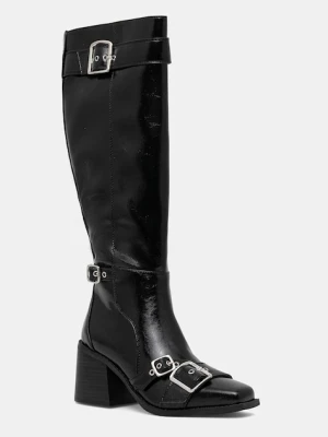 Steve Madden kozaki Z-Town damskie kolor czarny na słupku 11004810