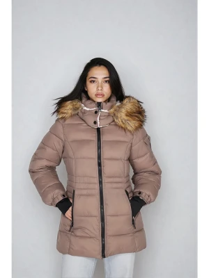 Steve Madden Kurtka zimowa w kolorze jasnobrązowo-szarym rozmiar: M