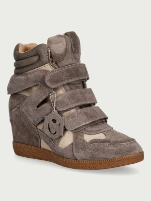 Steve Madden Mavis sneakersy damskie zamszowe beżowy