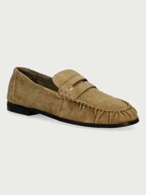 Steve Madden mokasyny damskie zamszowe Muse-SM zielony