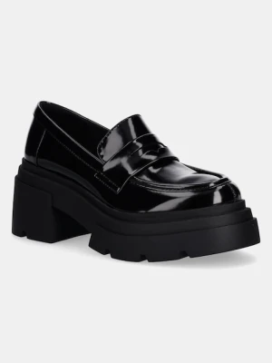 Steve Madden mokasyny Turnout damskie kolor czarny na platformie 11004801