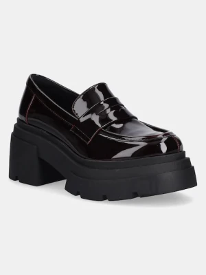 Steve Madden mokasyny Turnout damskie kolor fioletowy na platformie 11004801