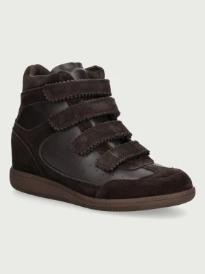 Steve Madden Mustang sneakersy damskie brązowy