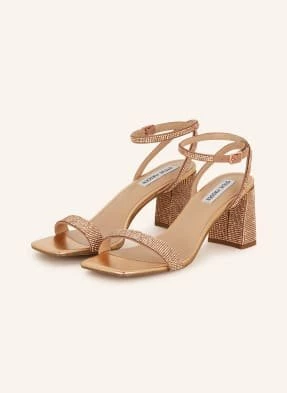 Steve Madden Sandały Luxe-R Z Ozdobnymi Kamykami rosegold