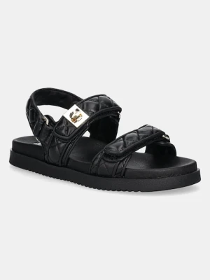 Steve Madden sandały damskie skórzane czarny