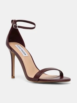 Steve Madden sandały skórzane Tecy kolor bordowy 11002956