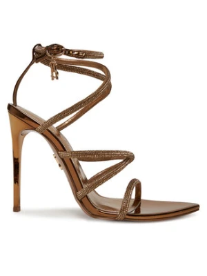 Steve Madden Sandały Sky High SM11003639 Złoty