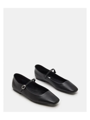 Steve Madden Skórzane baleriny w kolorze czarnym z paskiem rozmiar: 36
