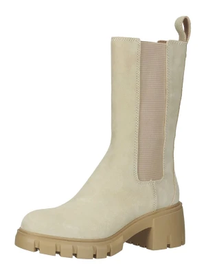 Steve Madden Skórzane sztyblety w kolorze beżowym rozmiar: 41