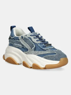 Steve Madden sneakersy Possession-SE kolor niebieski SM19000033
