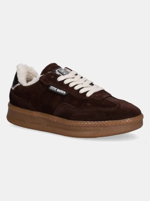 Steve Madden sneakersy zamszowe Euphoria damskie kolor brązowy 11003591
