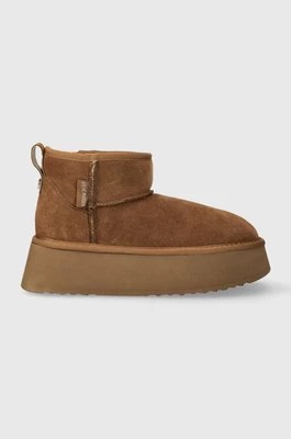 Steve Madden śniegowce zamszowe Campfire kolor brązowy SM11002737