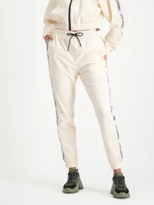 Steve Madden Spodnie dresowe "New York Story" w kolorze kremowym rozmiar: XS