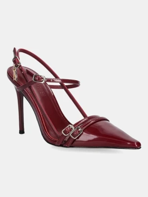 Steve Madden szpilki Deagan kolor bordowy 11003884