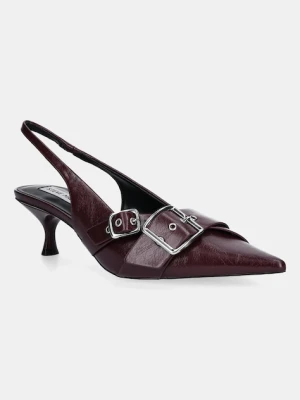 Steve Madden szpilki Lezley kolor bordowy 11003440