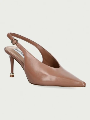 Steve Madden szpilki skórzane Archway brązowy
