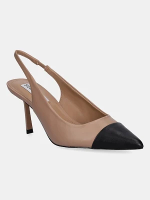 Steve Madden szpilki skórzane Kling kolor beżowy 11003001