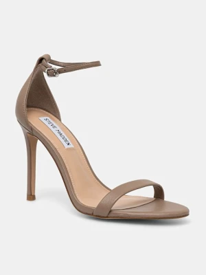 Steve Madden szpilki skórzane Tecy kolor brązowy 11002956