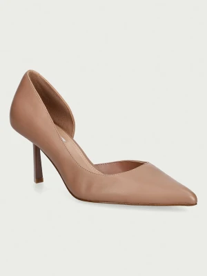 Steve Madden szpilki skórzane Vena brązowy