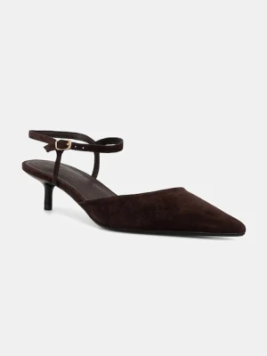 Steve Madden szpilki zamszowe Adelaide kolor brązowy 11004721
