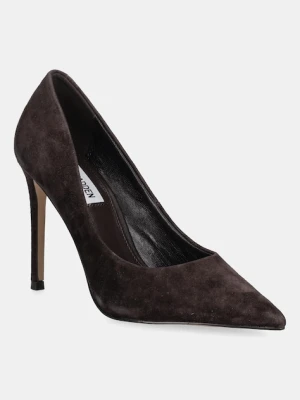 Steve Madden szpilki zamszowe Thrive kolor brązowy 11003887