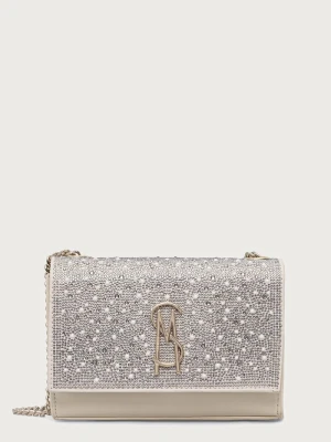 Steve Madden torebka crossbody damska Bramonem beżowy