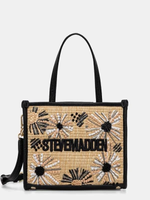 Steve Madden torebka crossbody damska pleciona Bdecor-B beżowy