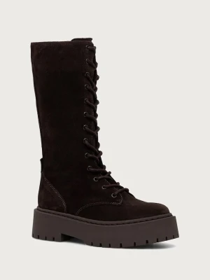 Steve Madden workery damskie zamszowe Vroom brązowy