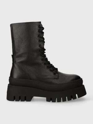 Steve Madden workery skórzane Coast czarny
