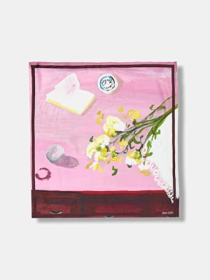 Stine Goya apaszka jedwabna damska kolor multicolor wzorzysta SG-PS26-A010-2287