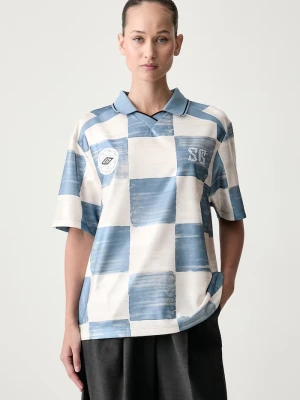Stine Goya polo damskie x UMBRO niebieski