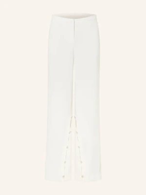Stine Goya Spodnie Marlena Isaac Z Ozdobnymi Perełkami weiss