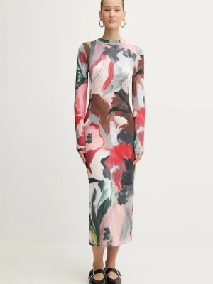 Stine Goya sukienka kolor multicolor midi dopasowana SG-PS26-D074-2244