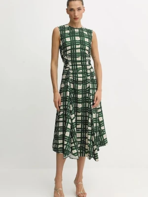 Stine Goya sukienka kolor zielony midi rozkloszowana SG-AW25-D162-2429