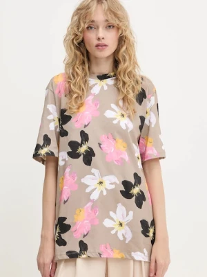 Stine Goya t-shirt bawełniany damski kolor beżowy SG-PF25-T009-2243