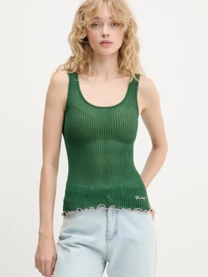 Stine Goya top jedwabny kolor zielony SG-PF25-T059-2355